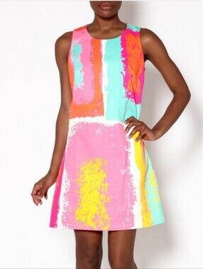 JB By Julie Brown Abstract Dress